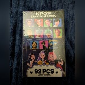 KPOP Demon Hunters  Lomo Card Pack - Black/Purple Artwork